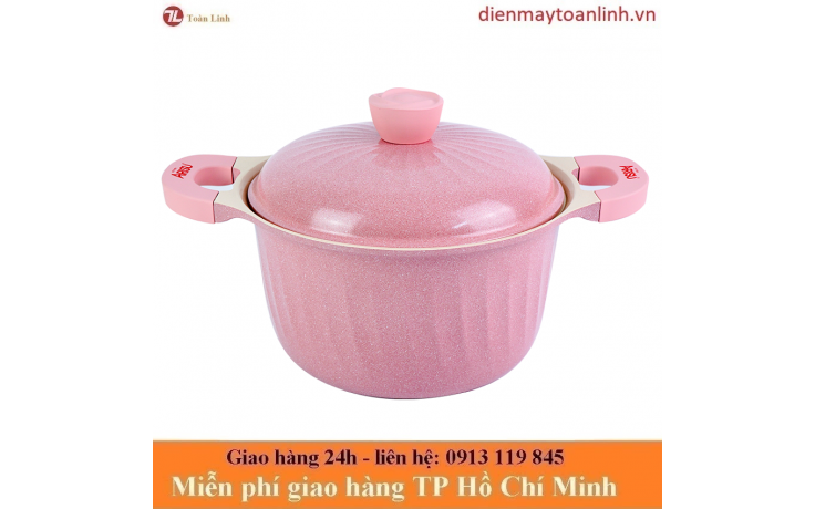 Nồi Hàn Quốc Happy Home Pro Titanium size 24 thấp - Chính hãng