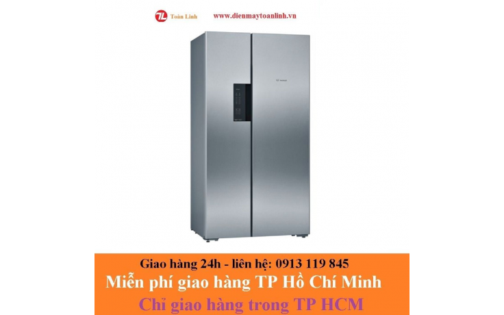 Tủ lạnh Bosch side by side inverter KAN92VI35O - Chính hãng