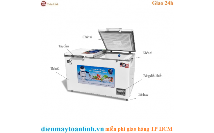 Tủ đông Sumikura SKF-400DI(JS) - Chính hãng