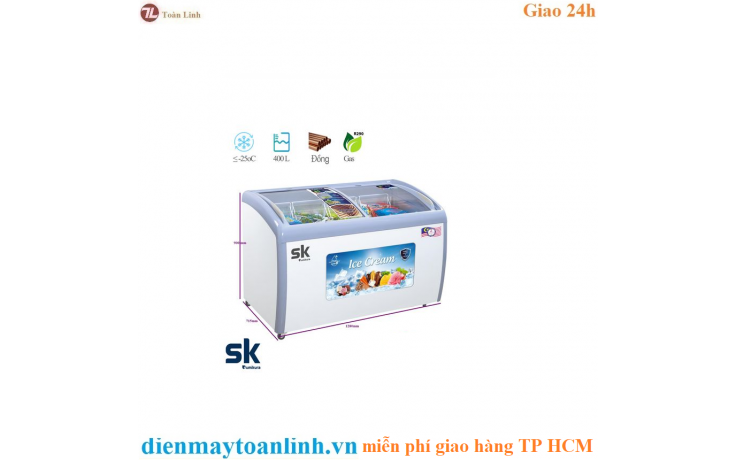 Tủ đông Sumikura SKFS-400C - Chính hãng