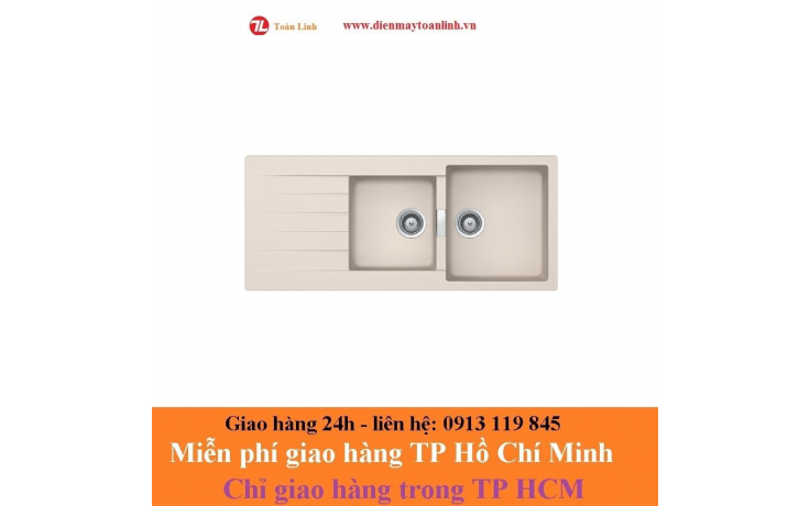 Bồn rửa chén bằng đá Hafele Antonius HS-GDD11650/ 570.35.470 - Chính hãng