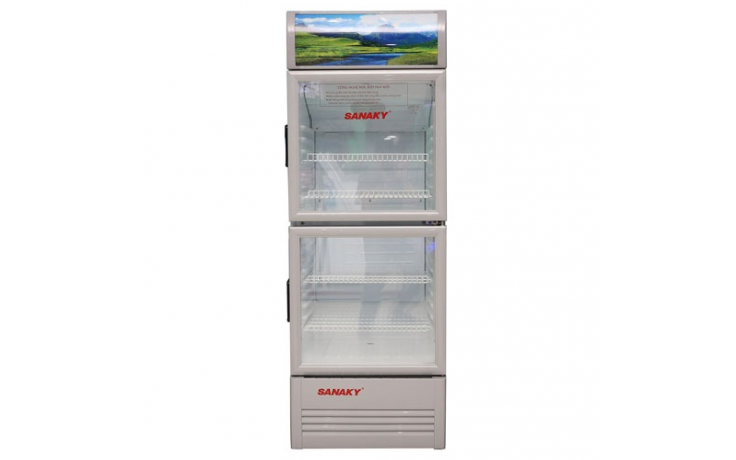 Tủ mát Sanaky 2 cánh dọc VH-308W 250 lít - Hàng chính hãng