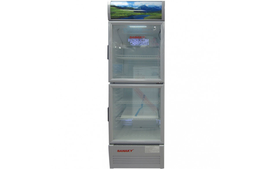 Tủ mát Sanaky 2 cánh dọc Inverter VH-408W3 400 lít - Hàng chính hãng