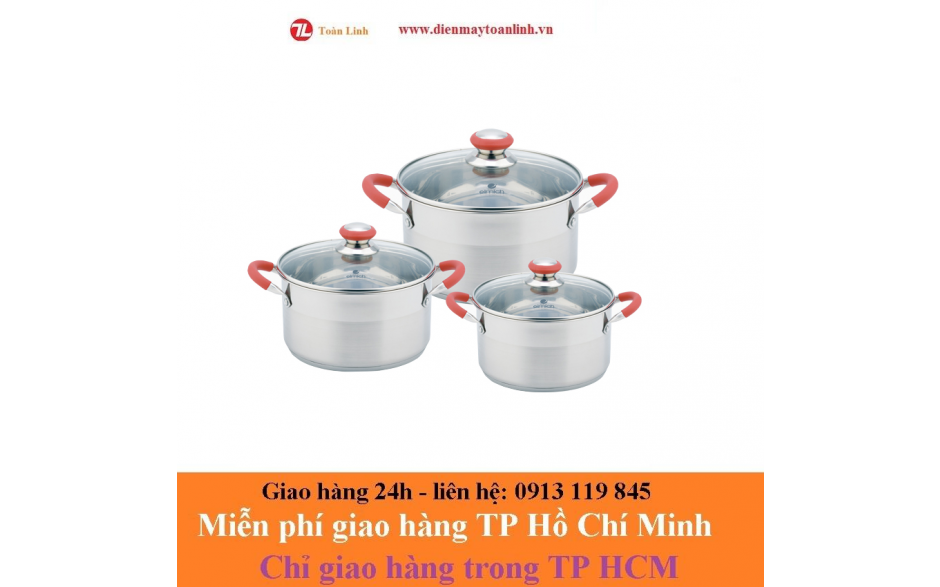Bộ 3 Nồi Inox Elmich EL3336