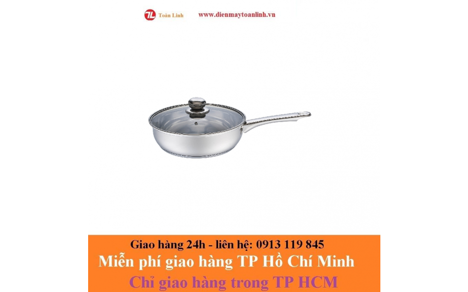 Chảo Inox 304 Elmich Komplet 26cm EL3138