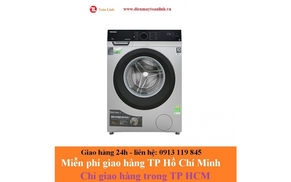 Máy giặt Toshiba TW-BH95M4V SK Inverter 8.5 kg - Chính Hãng