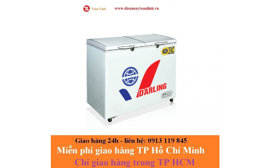 TỦ ĐÔNG DARLING 2 NGĂN 250L DMF-3197WX