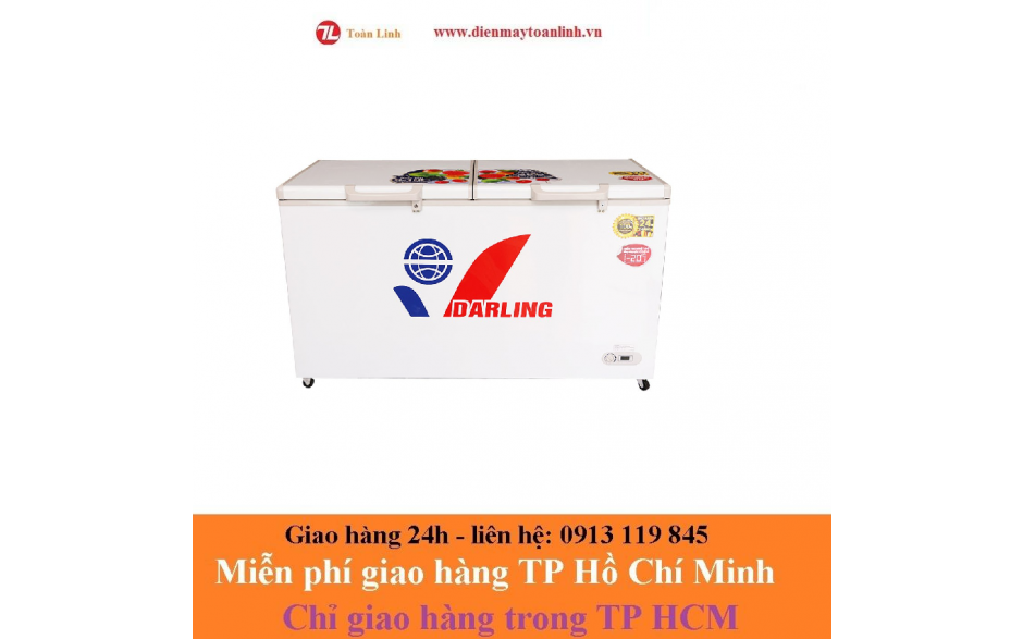 TỦ ĐÔNG DARLING 2 NGĂN 450L DMF-6809WX