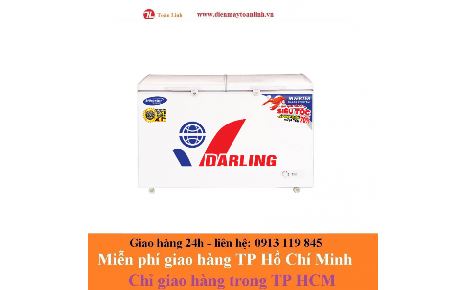 Tủ đông 370 lít Darling DMF-3699 Wi-1