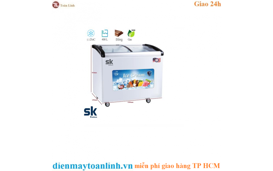Tủ đông Sumikura SKFS-400C(FS) - Chính hãng