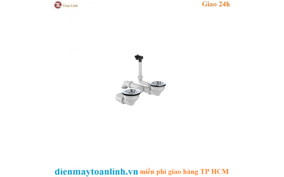 Bộ xả chậu 2 hộc Hafele 570.35.923