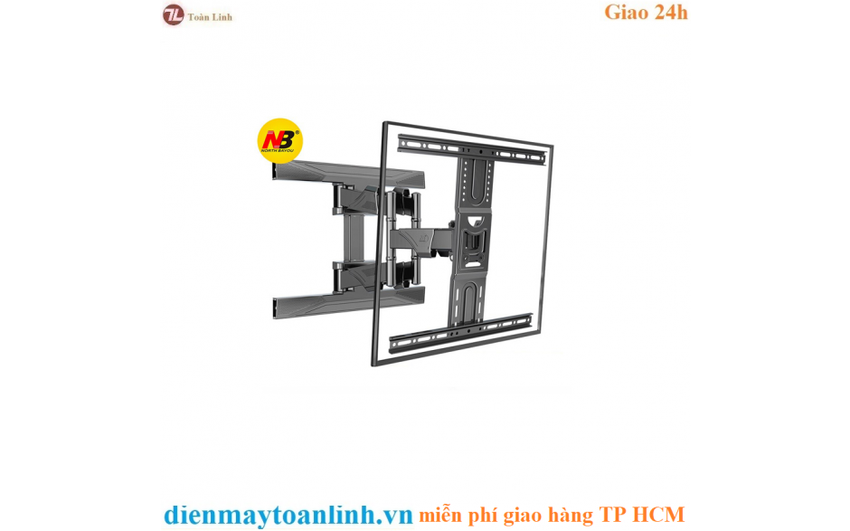 Khung treo LCD áp tường đa năng North Bayou NB P6 (40" - 75") nhập khẩu - Hàng chính hãng