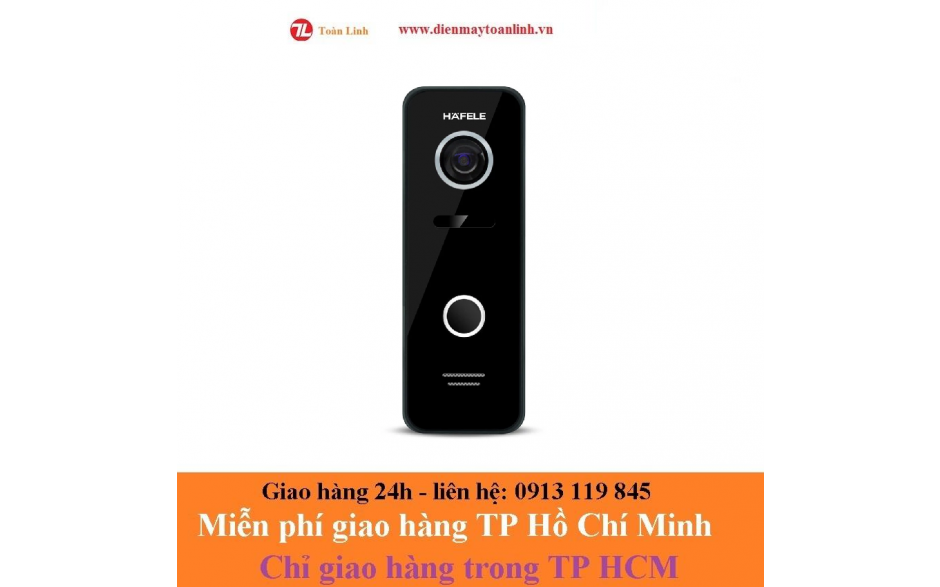 Chuông cửa có camera-videophone Hafele SLEEK/ 959.23.085 màu đen