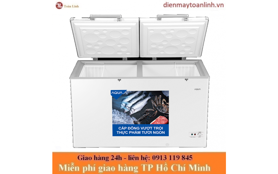 Tủ đông Aqua AQF-C4202E 2 cánh 295 lít - Chính hãng