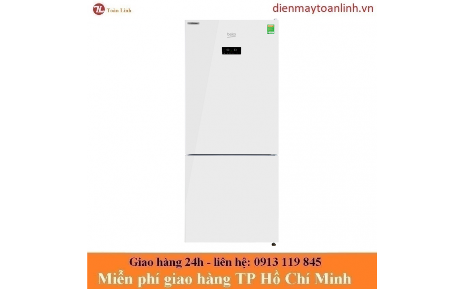Tủ lạnh Beko RCNT415E50VZGW Inverter 396 lít - Chính Hãng