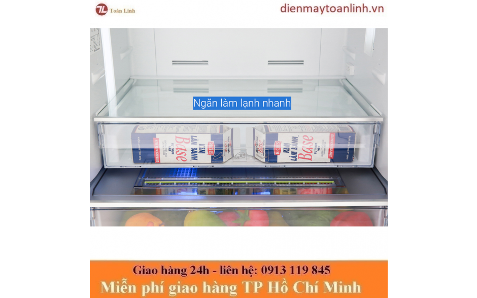 Tủ lạnh Beko RDNT440E50VZGB Inverter 392 lít - Chính Hãng