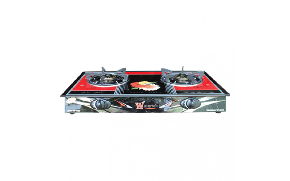 Bếp gas đôi mặt kính Waterfall WF-7K5NB