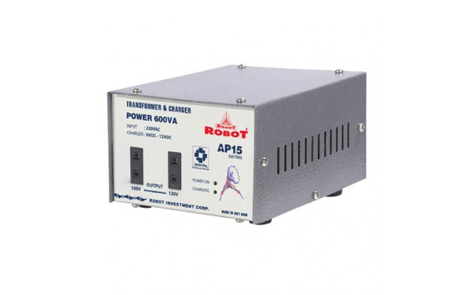 Biến thế đổi điện-sạc AP15 (Dây nhôm) -Robot