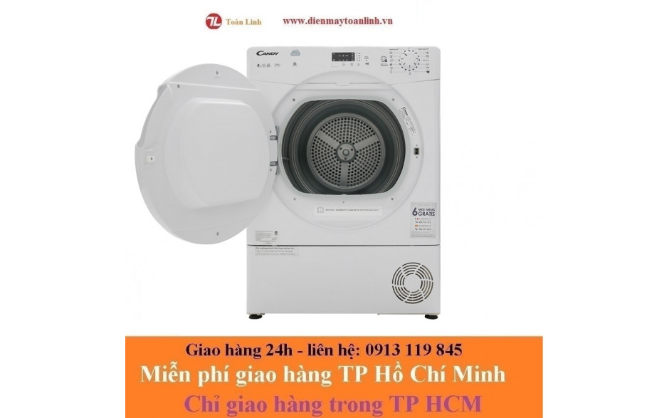 Máy sấy quần áo Candy CS C8LF-S - CSC8LF-S 8 Kg - Chính hãng