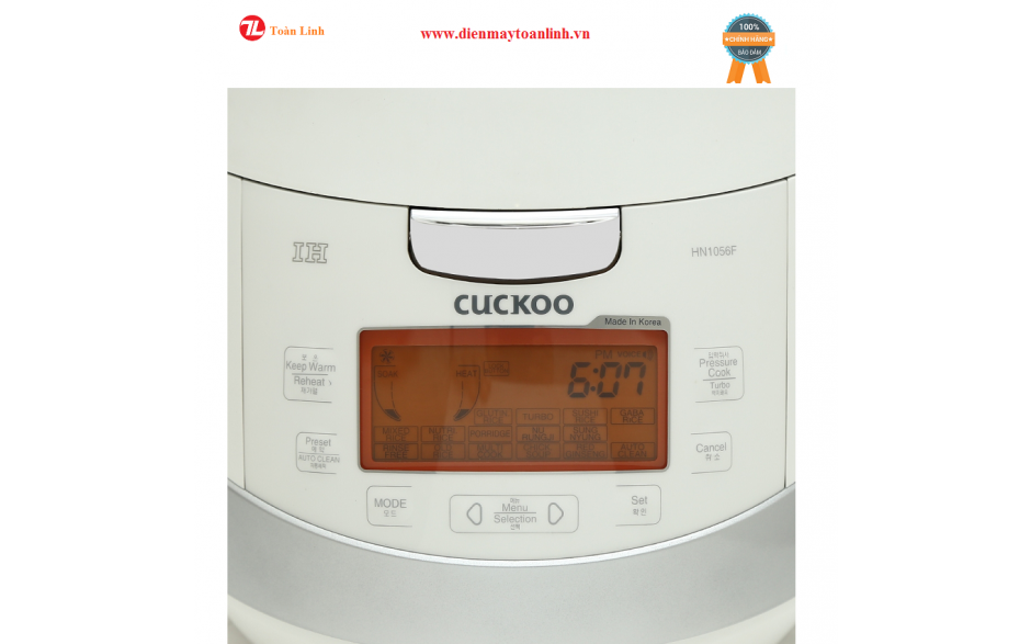 Nồi cơm Cuckoo CRP-HN1056F điện tử 1.8 lít - Chính hãng