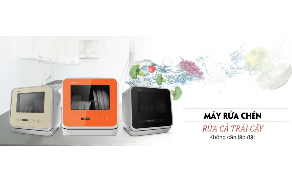 MÁY RỬA CHÉN MINI TOSHIBA DWS-22AVN
