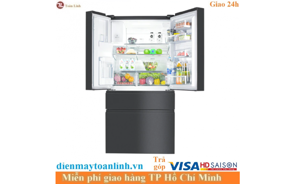 Tủ Lạnh Electrolux EHE6879A-B Inverter 617 lít - Chính hãng