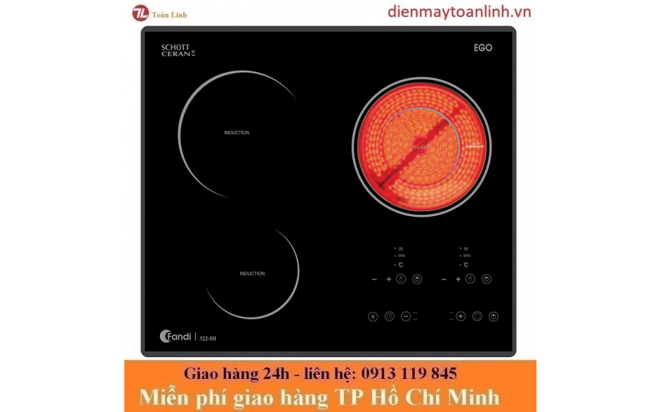 Bếp từ hồng ngoại Fandi FD-322IH - Chính hãng