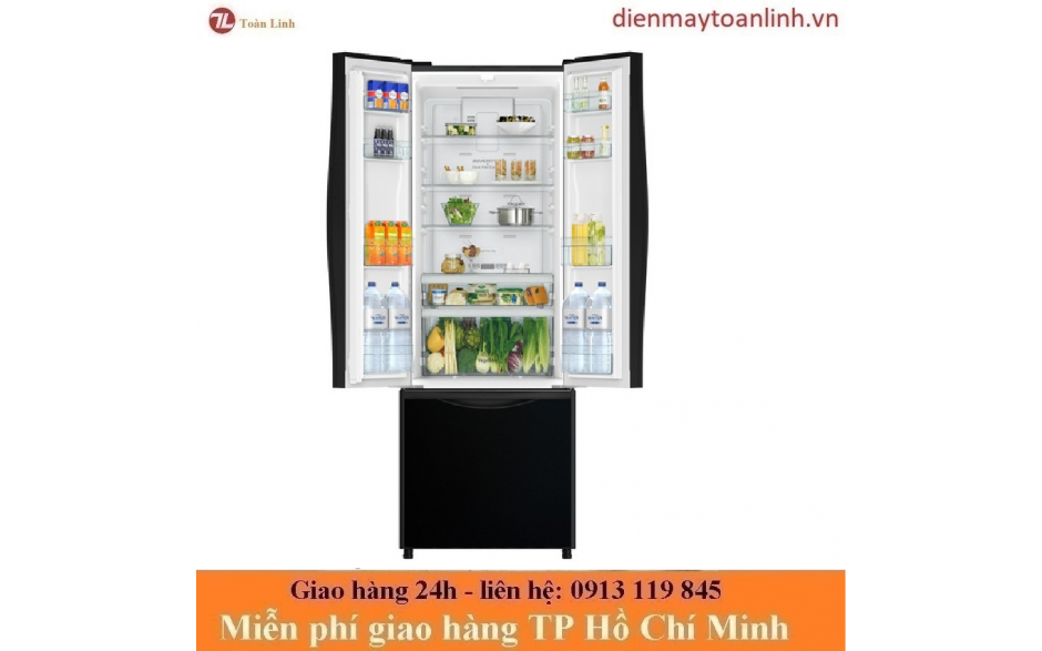 Tủ Lạnh Hitachi R-FWB490PGV9 3 cửa Inverter 415 lít - Chính hãng