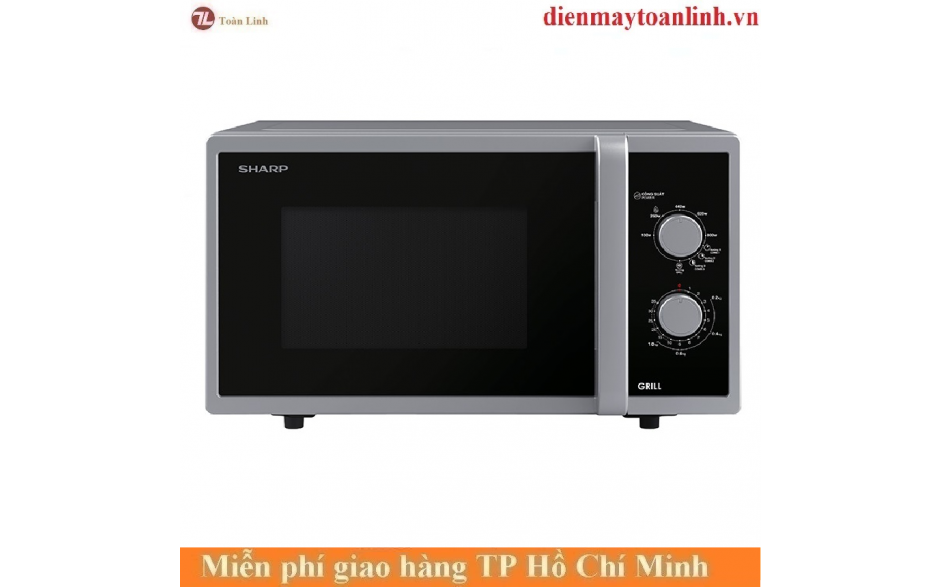 Lò Vi Sóng Sharp R-G302VN-S 23L Cơ Có Nướng - Chính hãng