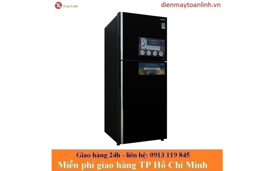 Tủ Lạnh Hitachi R-FG450PGV8 GBK Inverter 339 lít - Chính hãng
