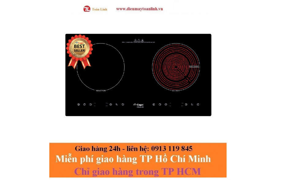 BẾP TỪ - HỒNG NGOẠI CAPRI CR-807KT