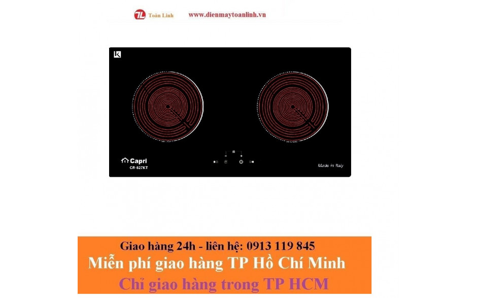 BẾP HỒNG NGOẠI CAPRI CR-827KT