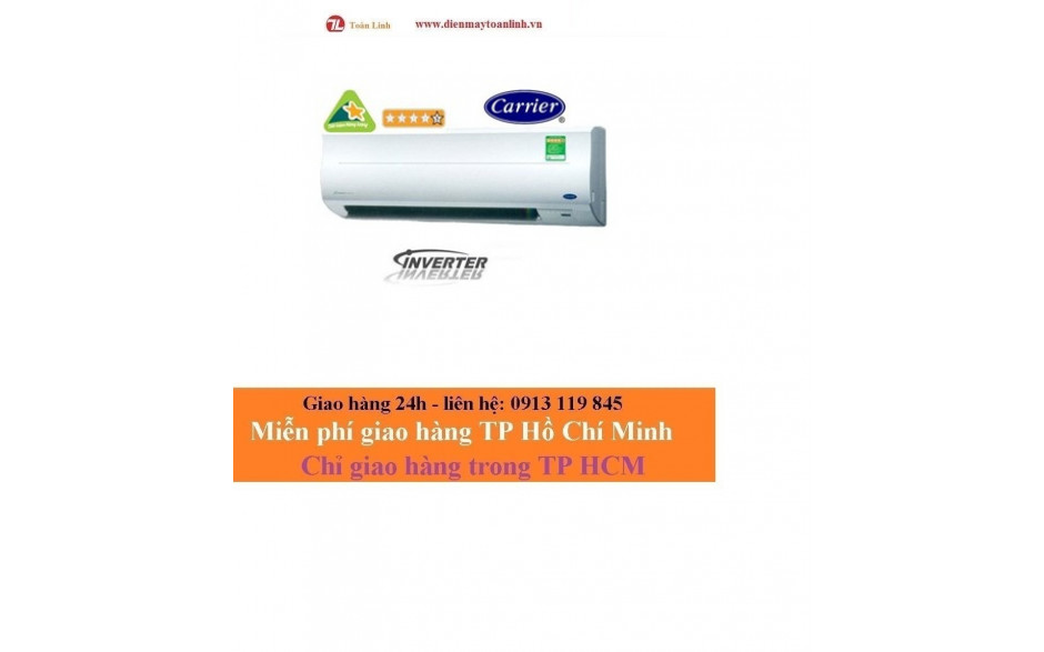 Máy lạnh Carrier 2.0 HP 42GCVBE010-703V/38GCVBE010-703V Inverter - Chính hãng