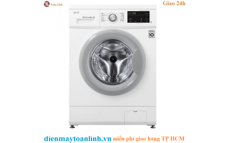 Máy giặt LG FM1209N6W Inverter 9 kg - Chính Hãng