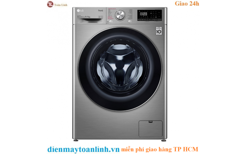 Máy giặt LG FV1409G4V Inverter 9 kg - Chính Hãng 2020
