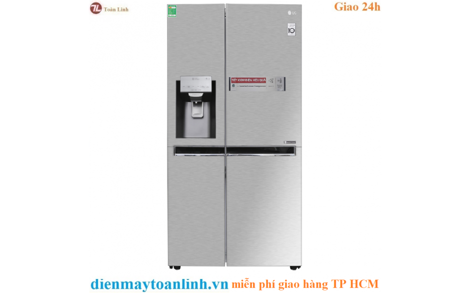 Tủ lạnh LG GR-D247JS Inverter 601 lít - Chính Hãng