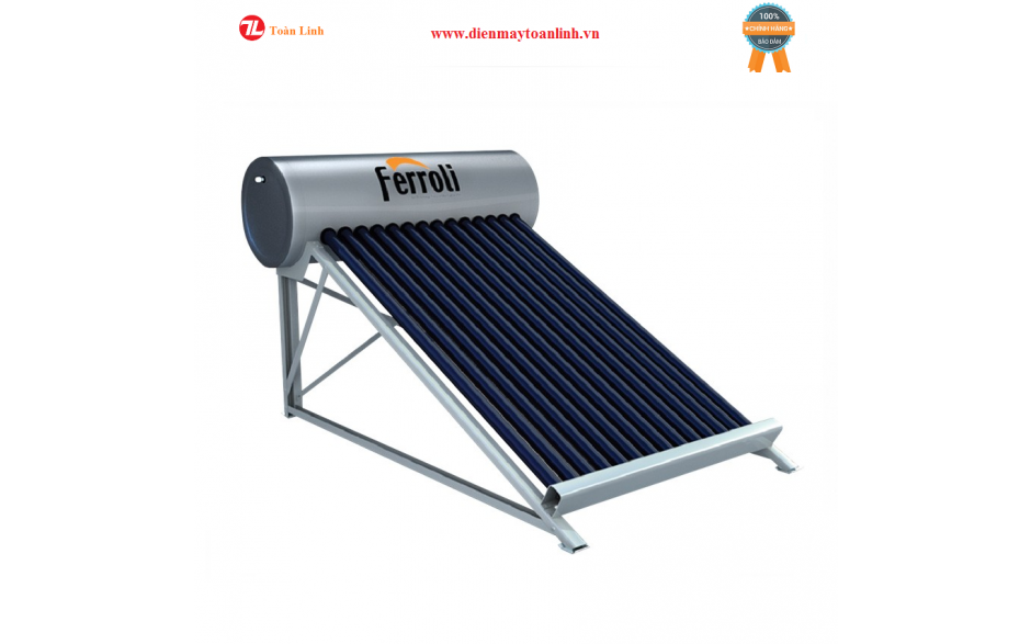 Máy tắm nóng Ferroli Ecosun năng lượng mặt trời 200 lít - Chính hãng