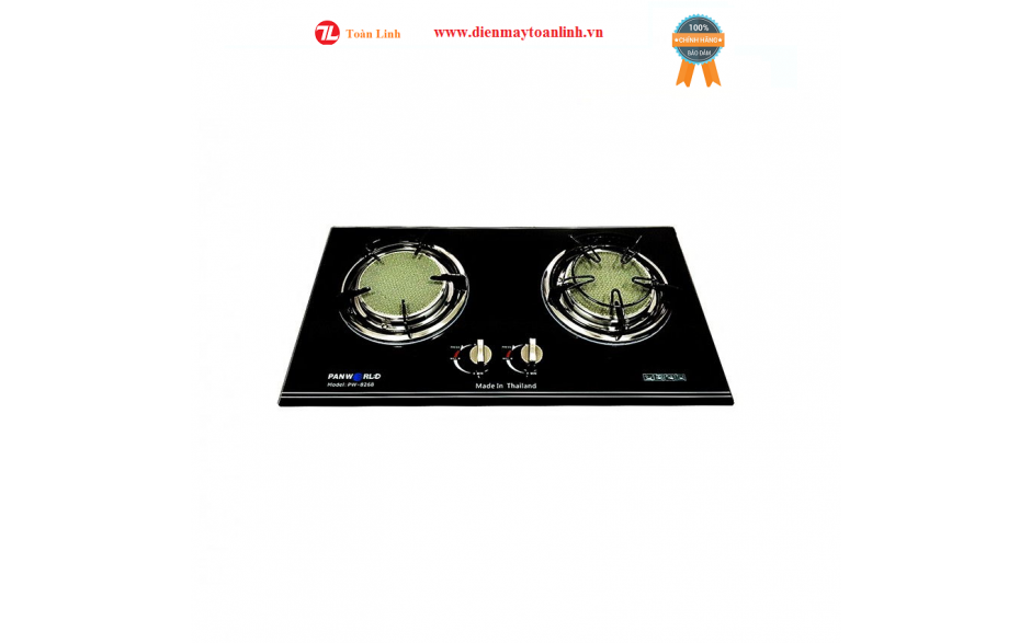 BẾP GAS ÂM PANWORLD PW-8268 (ĐEN) - Hàng chính hãng