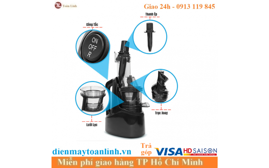Máy Ép Chậm Panworld PW-8899 - Chính hãng