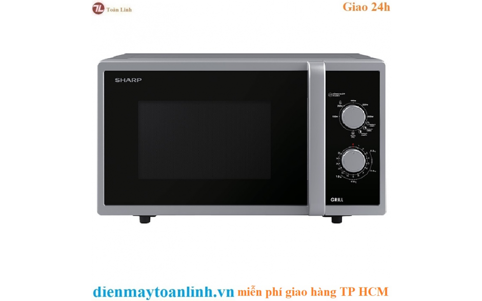 Lò Vi Sóng Sharp R-G302VN-S 23L Cơ Có Nướng - Chính hãng