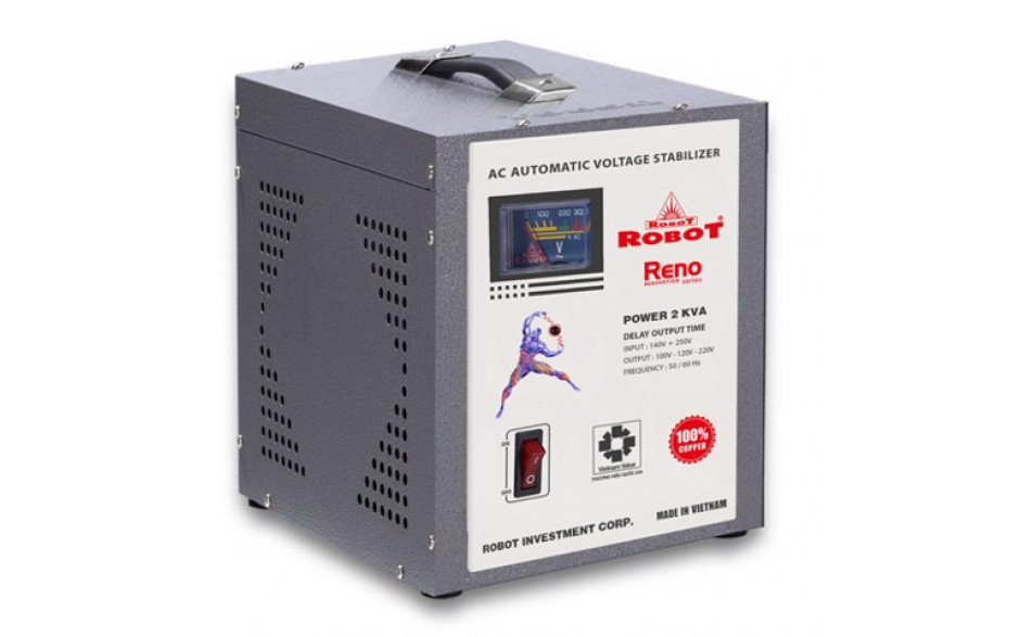 Ổn áp 1 pha Reno 818 2KVA - Robot