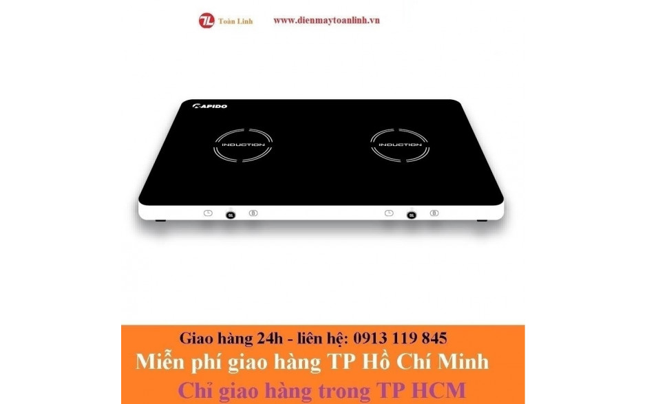 Bếp Rapido RI3000KP - bếp từ đôi dương  - Hàng chính hãng