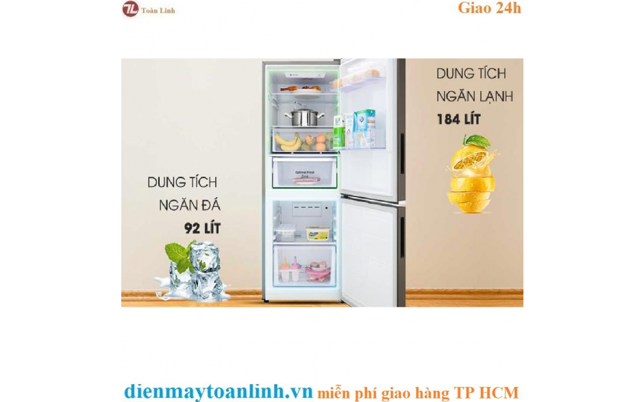 Tủ Lạnh Samsung RB27N4010DX/SV Inverter 280 lít - Chính hãng