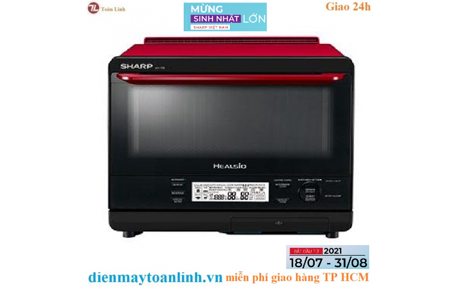Lò vi sóng Sharp AX-1700VN-R Healso 31 Lít - Chính hãng