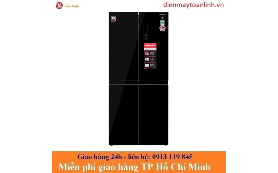 Tủ lạnh Sharp SJ-FXP480VG-BK Inverter 401 lít - Chính hãng mẫu 2021