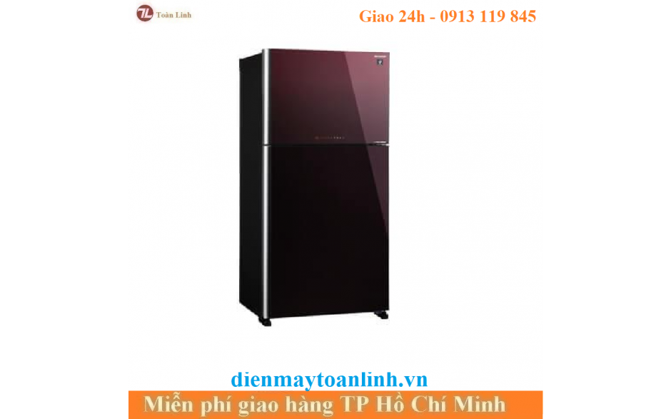 Tủ lạnh Sharp SJ-XP570PG-MR Inverter 520 lít - Chính hãng 2021