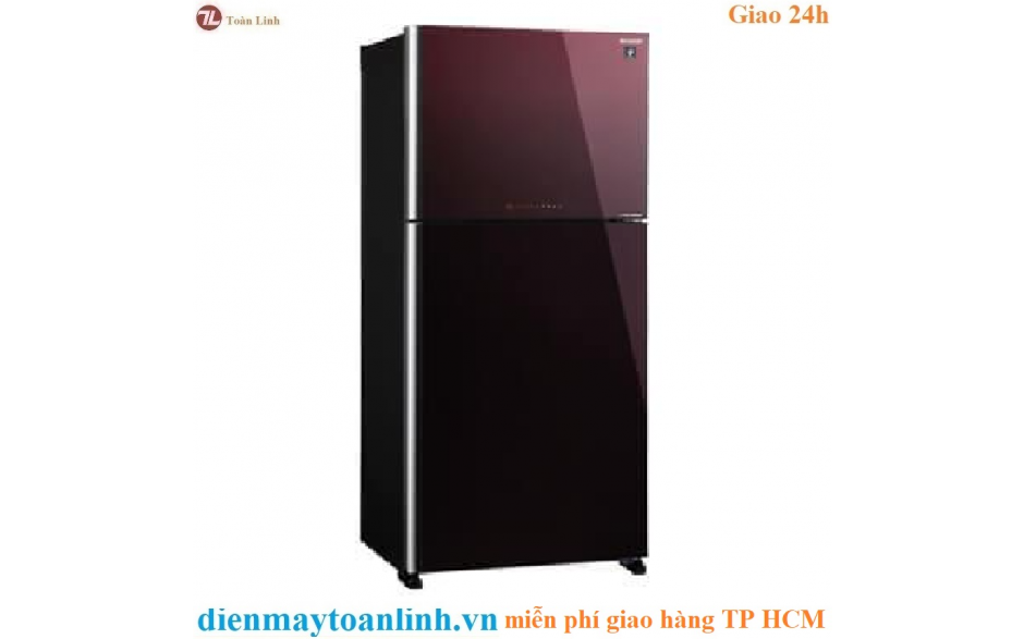 Tủ lạnh Sharp SJ-XP570PG-MR Inverter 520 lít - Chính hãng 2021