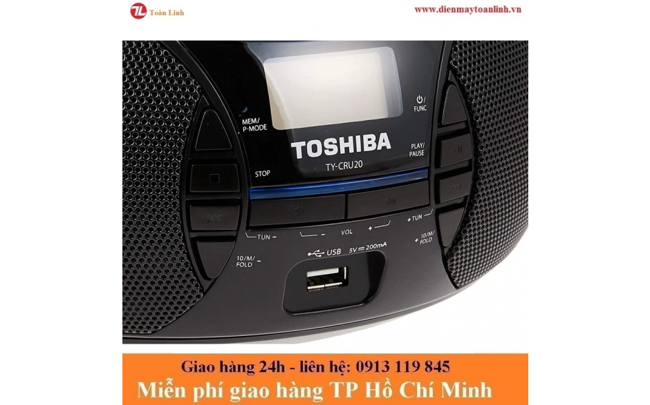 Máy Cassette Toshiba TY-CRU20 - Chính hãng