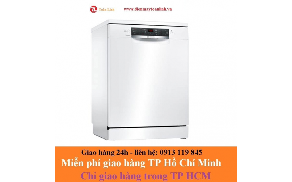 Máy rửa chén Bosch SMS46GW01P (12 bộ )- Chính Hãng