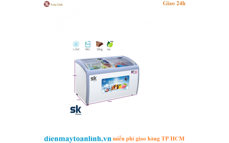 Tủ đông Sumikura SKFS-400C - Chính hãng